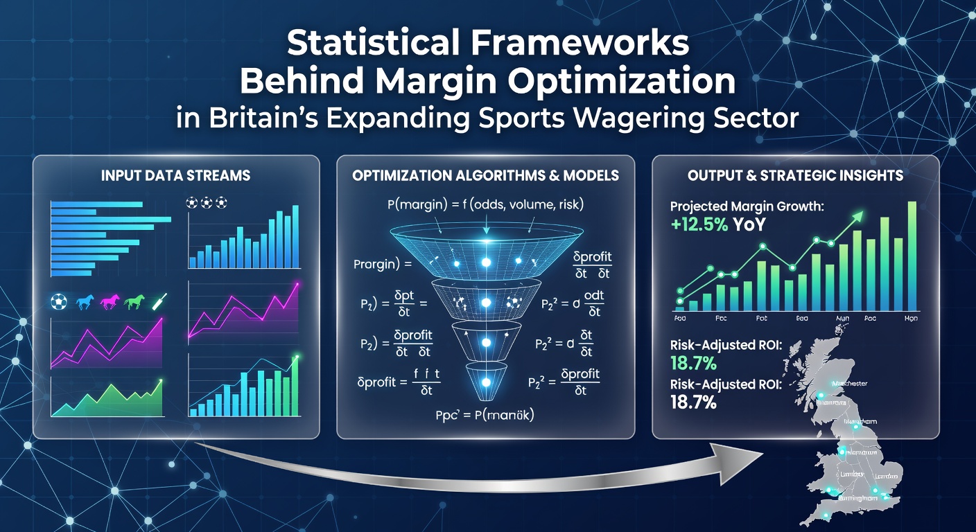 Statistical analysis dashboard showing margin optimization models used in UK sports betting platforms
